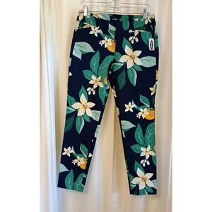 NWT Old Navy‎ Pixie Floral Stretch Multi Color Pants Size 4